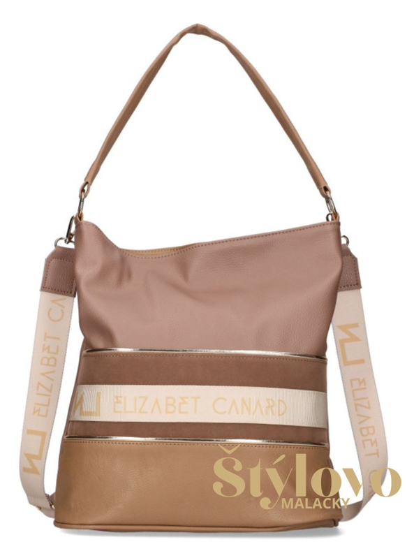 Dámska kabelka Elizabeth Canard béžová.