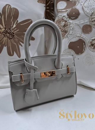 Kabelka "RITA" mini crossbody šedá.