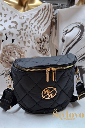 Dámska crossbody kabelka čierna.