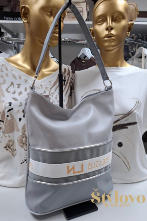 Dámska kabelka Elizabeth Canard šedá.