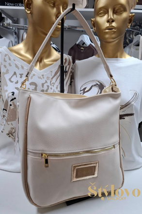 Dámska kabelka Elizabeth Canard smotanová.