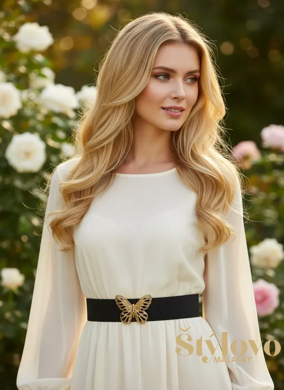 Dámsky opasok Motýľ čierny.