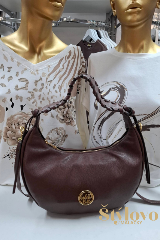 Dámska kabelka LAURA BIAGGI čokoládová.