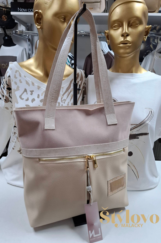 Dámska kabelka Elizabeth Canard smotanová.