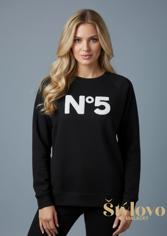 Dámska mikina N5 čierna.
