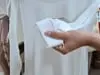 Dámske bavlnené tričko Megi Collection biele so zlatým logom.