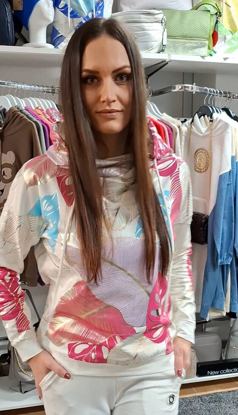 Dámska mikina ružová. - Image 11